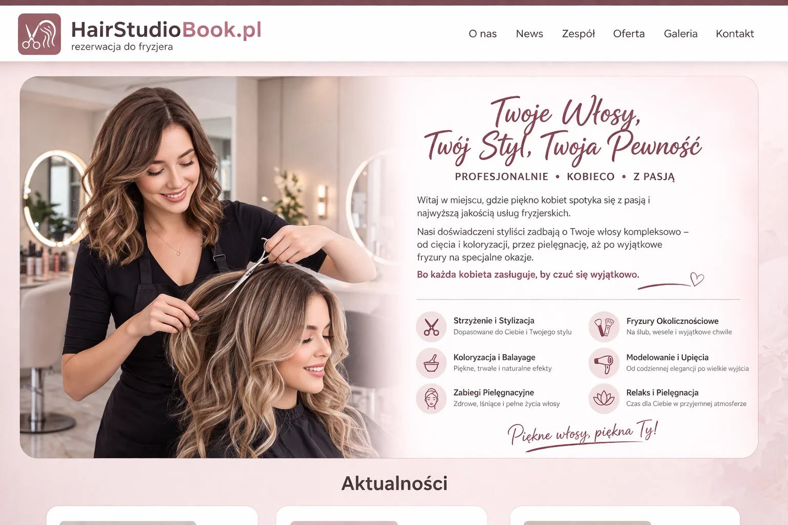 Portfolio fryzjer
